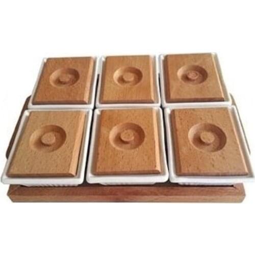 Hill Ceramic Lux Wooden Lid Breakfast Set Porcelain Bowls Wooden Tray Decorative Stylish Free Fast Shipping From Turkey