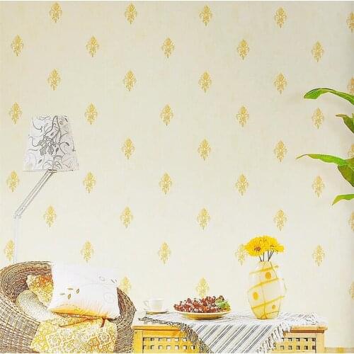 Wellyu обои New Light luxury European style Damascus wallpaper living room precision non-woven bedroom wallpaper papel de parede