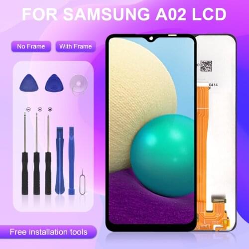 Catteny Original A02 Display For Samsung Galaxy A022 Lcd Touch Screen Digitizer A022F A022M Assembly Free Shipping With Tools