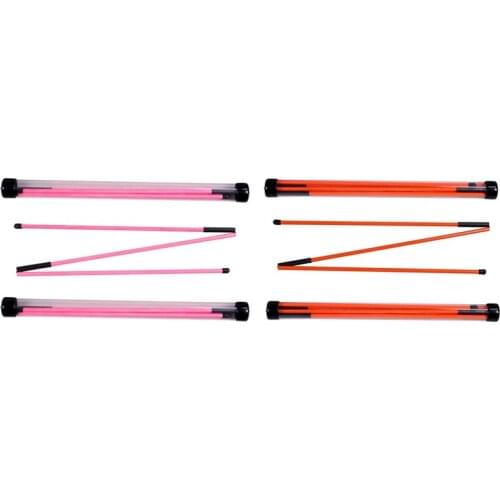 Golf Alignment Sticks Training Aid 3 Sections Foldable Practice Golf Training Equipment for Posture Corrector