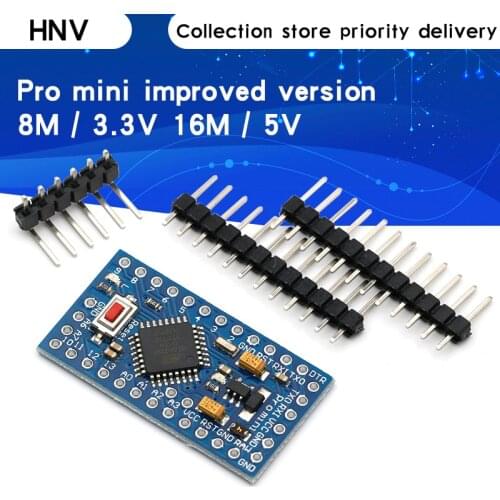 Pro mini Atmega328P/Atmega168PA-AU Pro Mini 328 Mini ATMEGA328 3.3V 8MHz 5V 16Mhz for Arduino Compatible Nano CP2102 FT232RL