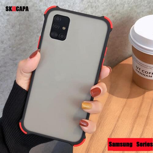 For Samsung Galaxy A31 A51 A71 Camera Protection Shockproof Phone Case For samsung A11 A21 A31 A41 Transparent Hard Back Cover