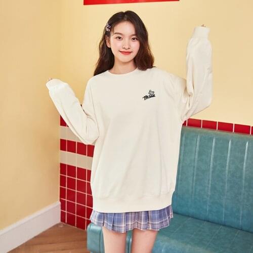 SEMIR Sweatshirt Women Autumn 2021 New Purple Tops Ladies Lazy Sweet Cool Thin WomenS Hoodie