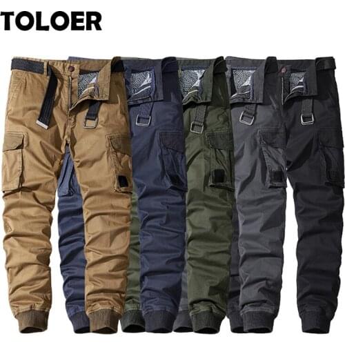 TOLOER Slim Men's Trousers