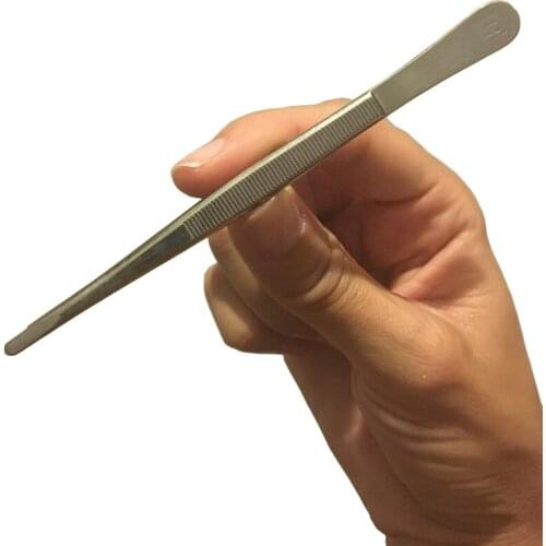 PULKO History 1970 De-Luxe Stamp Collection Tong, 12 cm, Thin Round Tip