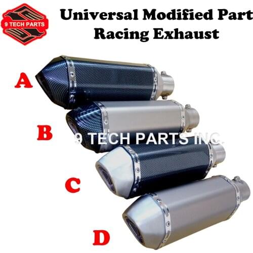Universal AK Laser logo exhaust Muffler Modified Motorcycle RACING High Performance Exhaust Pipe fit all motorcycle 125-1000cc