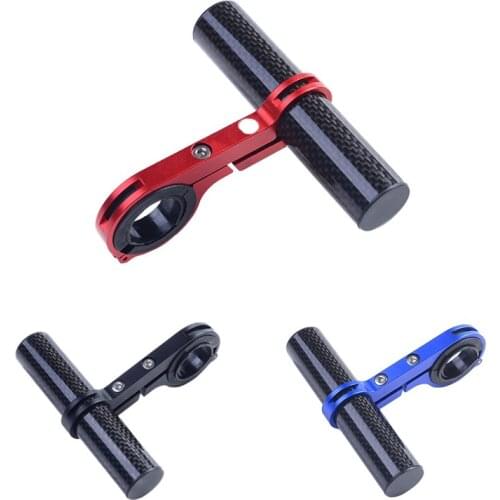 10cm cycling Bike Handlebar Extended Bracket Headlight Mount Bar MTB Bicycle Lamp Support Rack Stand Flashlight Carbon Holder