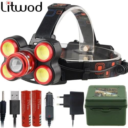 XM-L T6 Led 18650 Battery USB Rechargerable Light Headlamp Zoomable Waterproof Headlight High Quality Head Flashlight Lamp Torch