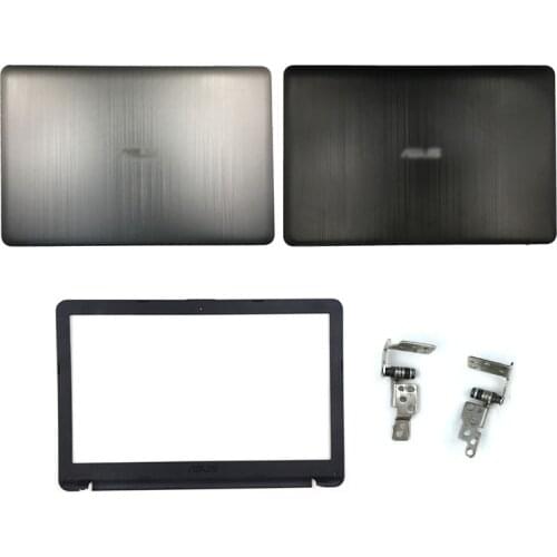 New For ASUS X540 R540 A540 X541 R541 VM592 VM520U Series Laptop LCD Back Cover Front Bezel Hinges A B C D Case Black Silver