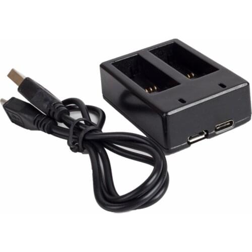 Double Dual Port Slot Battery Charger For Go Pro Gopro Hero 8 5 6 7 Black Sport Camera Accessory With Usb Cable Travel