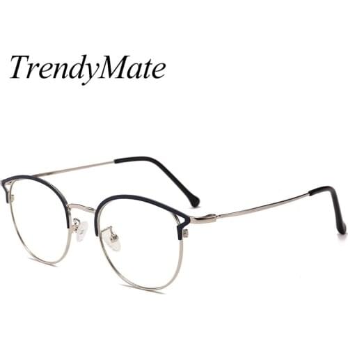 Anti Blue Light Glass Women Goggles Eyewear Cat Eye Eyeglasses Spectacles Antiblue Gaming Computer Glasses for Men 5444