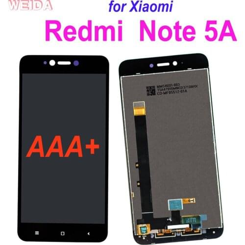 AAA+ LCD For Xiaomi Redmi Note 5A LCD Display Touch Screen Digitizer Assembly Replacement Parts for Redmi Note5A LCD with Tools