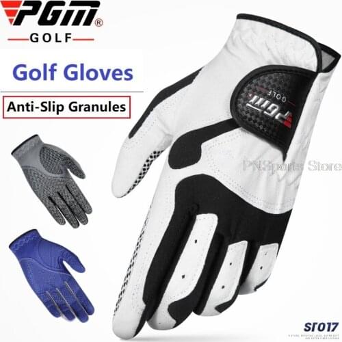 1Pcs Golf Glove Men Left Hand Soft Fiber Golf Gloves Man Breathable Soft Skidproof Wear-Resisting Sports Mittens Elastic