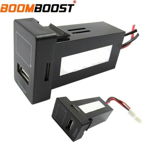 5V 2.1A USB Interface Socket Car Charger LED light Adapter for Mazda Socket Dashboard