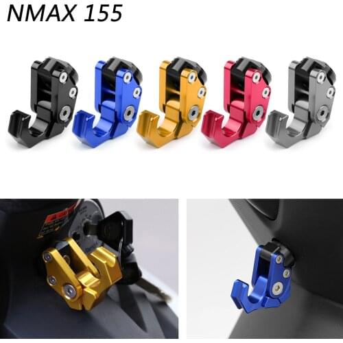 Areyourshop Carry Helmet Bottle Hanger Holder CNC Aluminum Alloy Hooks M6 For Yamaha NMAX 155 NMAX155 RC150 For Honda Scoopy