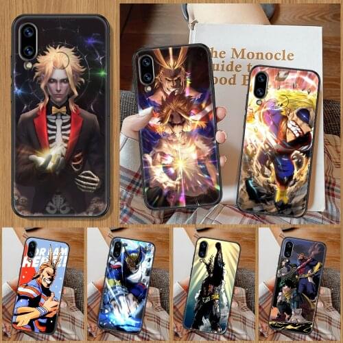 All Might My Hero Academia anime Phone Case For Huawei Honor 6A 7A 7C 8A 8X 8 9 9X 10 10i 20 Lite Pro black trend back art funda