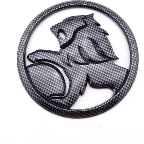 Chrome Finished Car Trunk Logo 69mm Lion Badge Boot Car Emblem Sticker