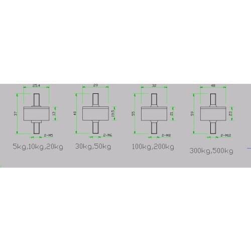 JLBM tie in running tension sensor Tension pressure sensor The weighing sensor 0-100KG 100-200KG