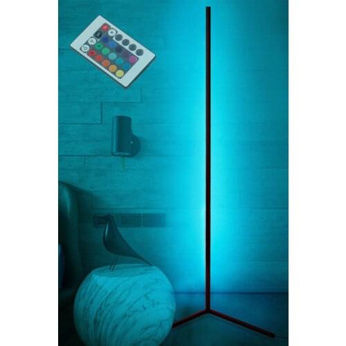 Alfonso Metal Decorative Minimalist Led Floor Lamp 150x30cm Animated Control Color Corner Lamp