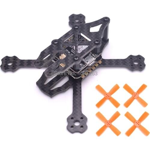 Mini F90 88mm 88 Carbon Fiber Frame Kit For Indoor Interior RC FPV Cross Racing Drone Quadcopter With 1935 Propeller