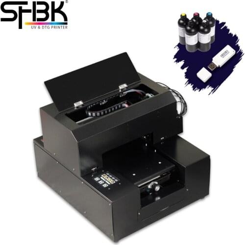 A4 UV inkjet printer small desktop for printing QR codes, barcodes, with quick-drying five-color ink, free shipping from Russia