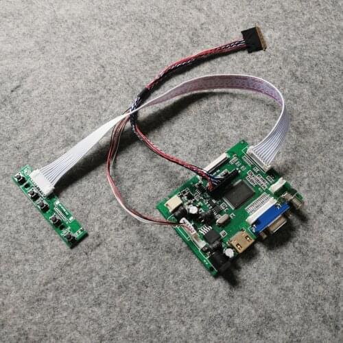 Notebook VGA AV Kit 1366*768 controller drive board LVDS 40Pin WLED Fit B116XW01/B116XW02/B116XW03/B125XW01/B125XW02 matrix