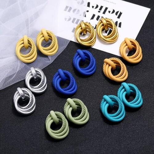 New Trendy Twisted Small Stud Earrings Metal Statement Earring for Women Gift Prisoner 2020 Classic Minimalist Modern Jewelry