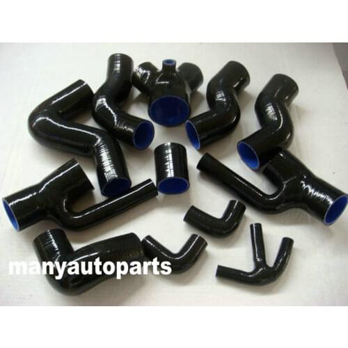 Silicone Induction Intake Hose Pipe for Audi S4 RS4 Biturbo A6 B5 2.7L Bi-Turbo BLACK