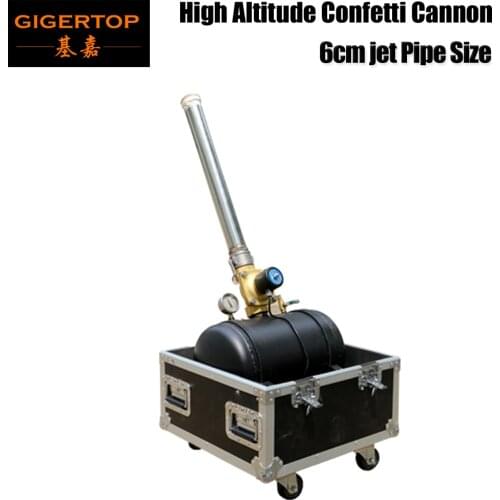 TIPTPO Stage Light TP-T195 High Distance Paper Confetti Cannon CO2/N2/Gas Air Compressor Direct Electrical Power Supply Spray