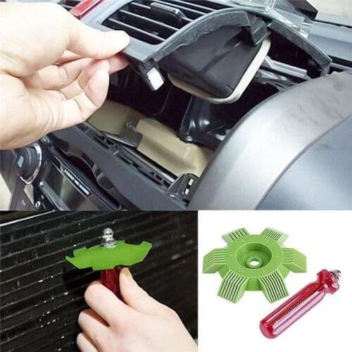 6 Size Car Air Conditioner Radiator Condenser Fin Straightener Comb Cleaner