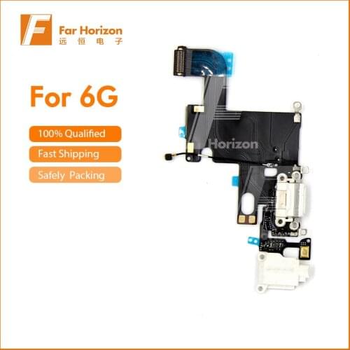 Charging Port Flex Cable For iPhone 6G 6 Plus 5.5 Inch Connector Wholesale 10pcs Free Shipping