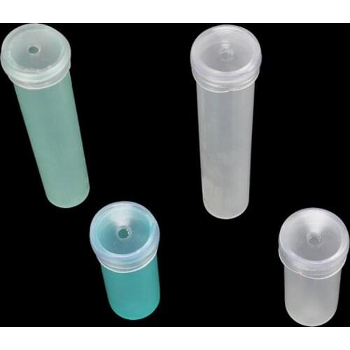 10Pcs 4.2cm 7.3cm Plastic Flower Nutrition Tube With Cap Fresh Flower Water Storage Tube Plant Fresh-keeping Culture Small Tubes