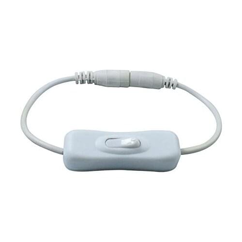 2PCS 2.1x5.5mm for DC In Line Power Cable Connector Jack Wire With ON OFF Switch For LED Strip Light 12V 2A