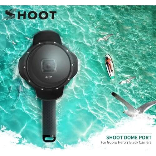 6 inch Diving Dome Port for GoPro Hero 7 6 5 Black Sports Camera with Waterproof Case Dome for Gopro 7 6 Go Pro Accessory