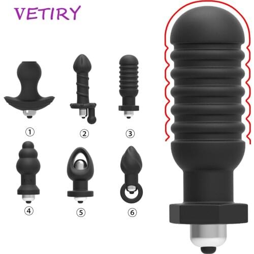 VETIRY Anal Vibrator Prostate Massager Anal Plug Sex Toys for Women Men Butt Plug Anus Stimulation Dildo Vibrator Sex Products