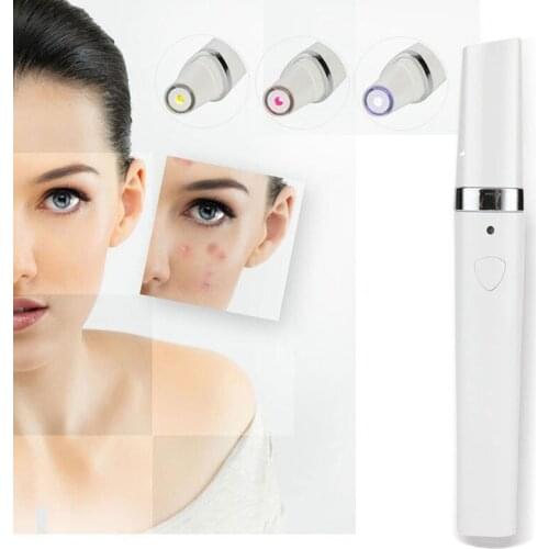 Bio Acne Removal Pen Acne Laser Pen With Topical Heating And LED Blue Light Therapy Acne Treatment Pimple Remover Skin Care Tool