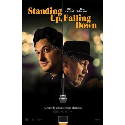 D1111 Standing Up, Falling Down Movie Classic Marvellous Silk Fabric Poster Art Decor Indoor Painting Gift