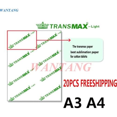 Inkjet Heat Transfer Sublimation Printing Paper T-Shirt Light Fabric Transfer Paper for Cotton Garment Thermal Paper