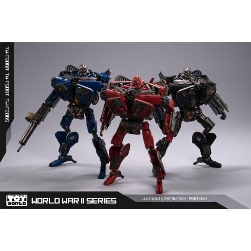 Transformation Toy World War I StarCraft Tw-fs06 Red Baron Thundercracker Skywarp Boys Collection Model