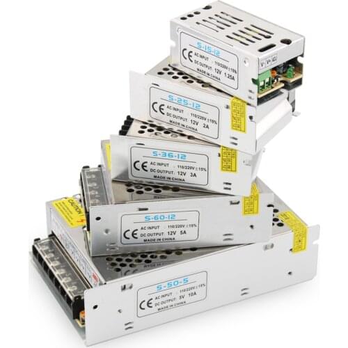 LED power supply AC 220V To DC 5V 12V 24V Switching Power Supply Light Transformer Sources 5V 12V 24V 36V 48V SMPS LED Driver