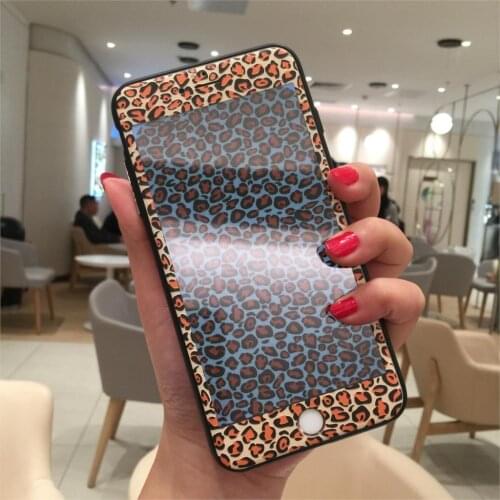 Leopard print For iPhone 7 8 Plus Full Curved Tempered Glass Screen Protector 3D Cover for iPhone X XS XR 11 Pro Max Film