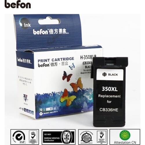 Befon 350 XL Compatible Black Cartridge Replacement for HP 350XL for Deskjet D4260 D4360 C4200 C4480 C4280 C4400 C4580 C5280