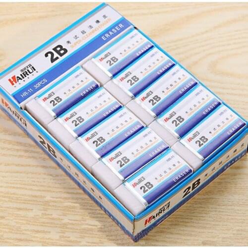 Soft 2B Pencil Eraser for Writing School Students Paiting Drawing Stationery Nursery Gift Sketch Supplies