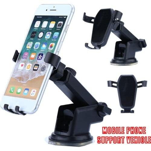 Mayitr Gravity Car Air Vent Support Clip Mount Phone Holder Universal Air Vent Mount Metal Gravity Mobile Phone Holder Stand