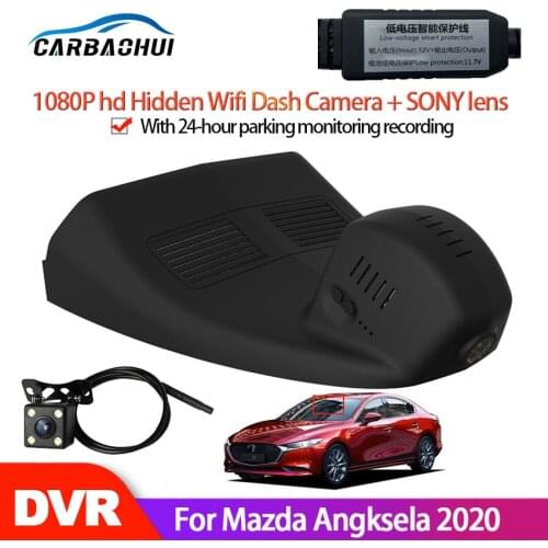 NEW ! Car DVR Wifi Dash Cam Camera Video Recorder For Mazda Angksela 2020 high quality full hd HD 1080P Hidden Dash Camera