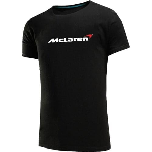 Unisex McLaren Summer Brand New Cotton Mens T-shirt Short-sleeve Man Short Sleeve Men T-shirts For Male Custom Tops
