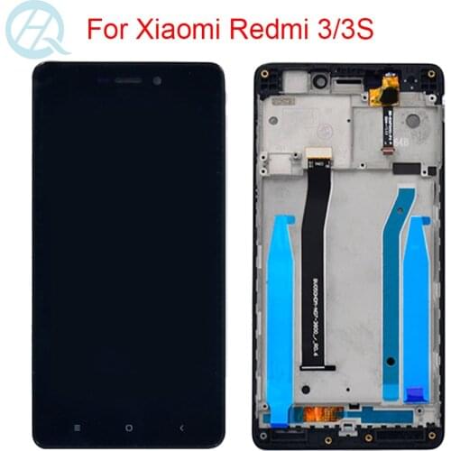 Original LCD For Xiaomi Redmi 3s Redmi 3 Redmi 3 Pro Display With Frame Touch Screen Digitizer Assembly 5.0"Redmi 3S LCD
