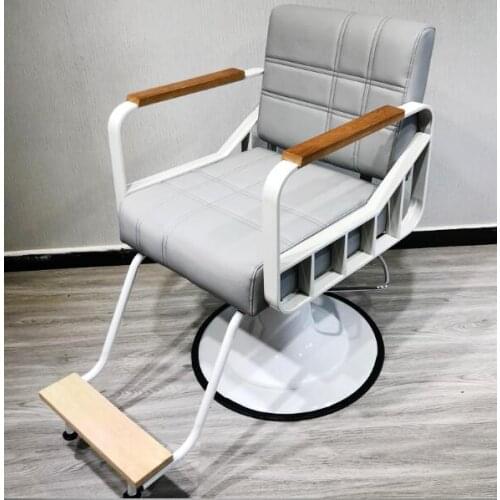 Hair salon barbershop chair hairdressing chair hairdressing chair hairdressing chair haircutting chair can rise and fall rotate