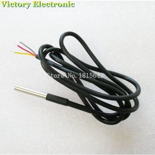 Stainless steel package Waterproof DS18b20 temperature probe temperature sensor 18B20