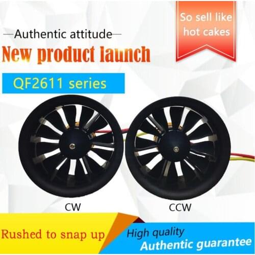 QX-MOTOR DIY EDF Ducted RC Airplane Fan 50mm 12 Blades CCW/CW 2611 3300KV 4000KV 4600KV 5000KV with Brushless Motor Power System